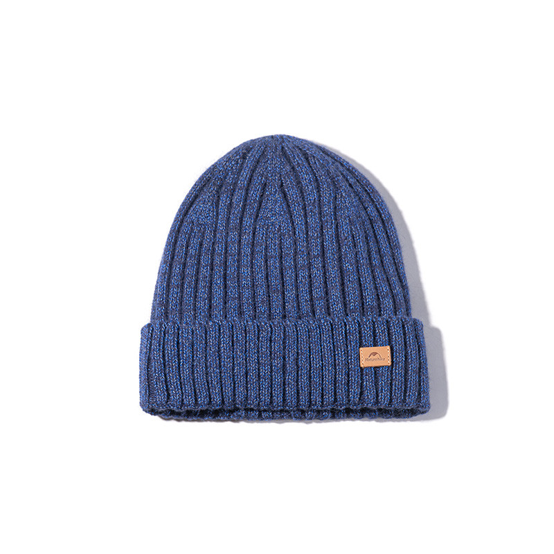 Шапка с подворотом Naturehike NH21FS552, синяя фото 1