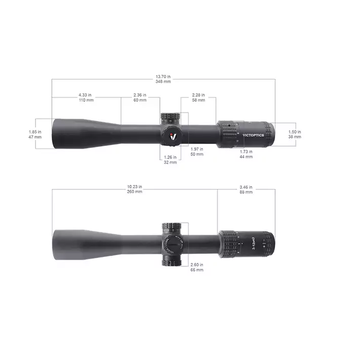 Оптичний приціл Vector Optics S4 3-12X40 фото 6