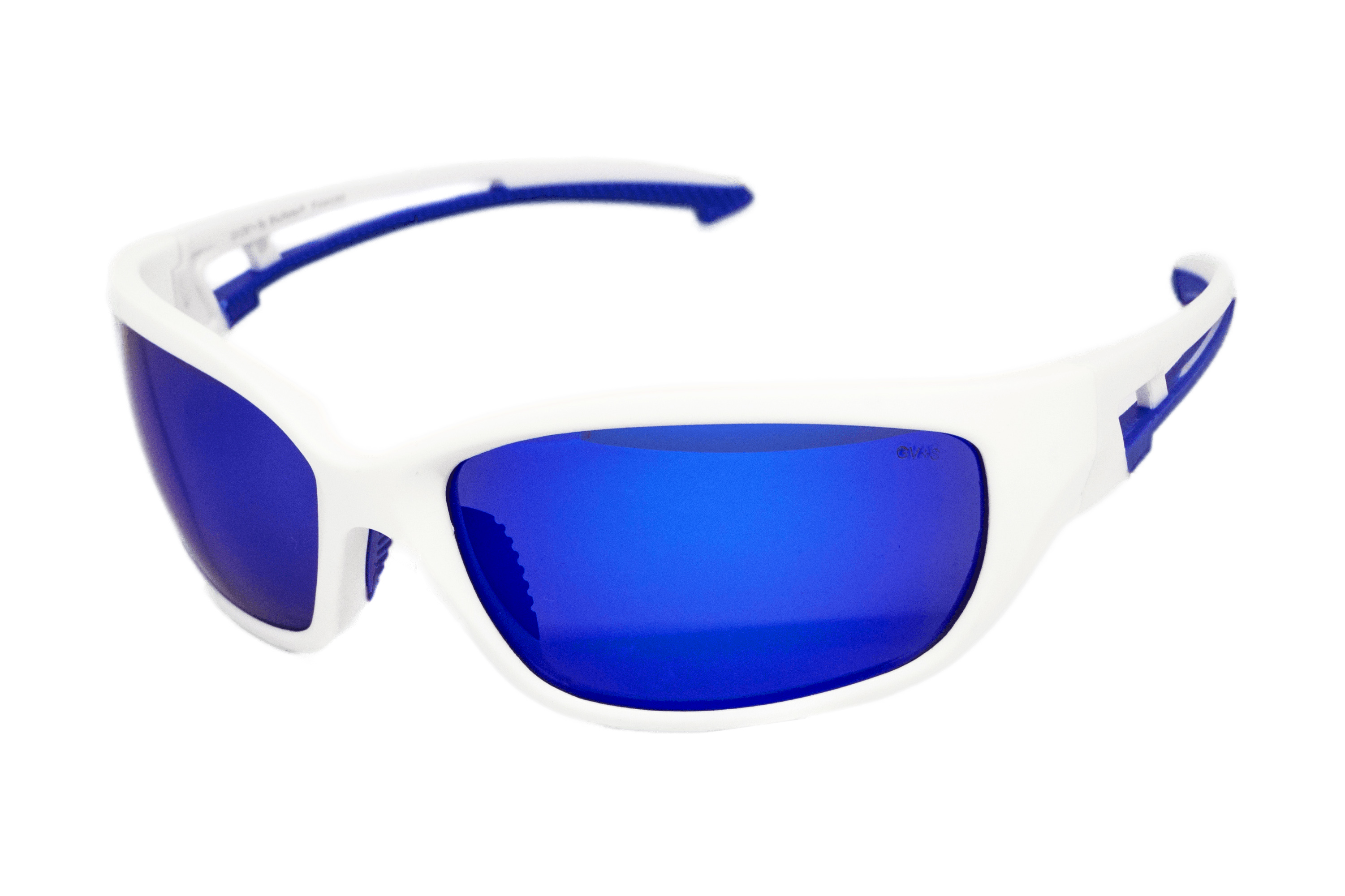 Защитные очки с поляризацией BluWater Seaside White Polarized (G-Tech™ blue), синие зеркальные фото 1
