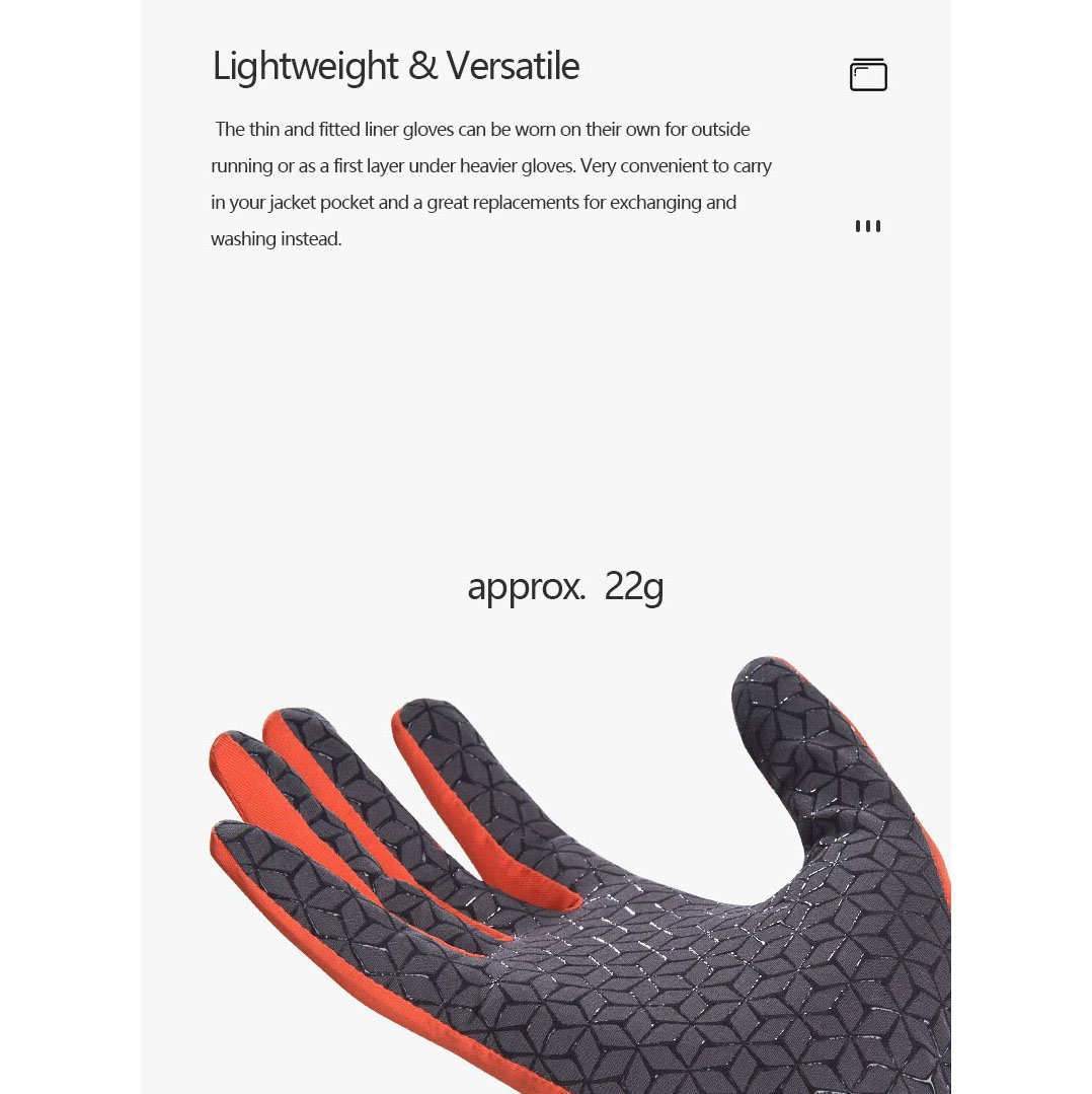 Рукавички спортивні Thin gloves NH21FS035 GL09-T XL navy blue фото 7