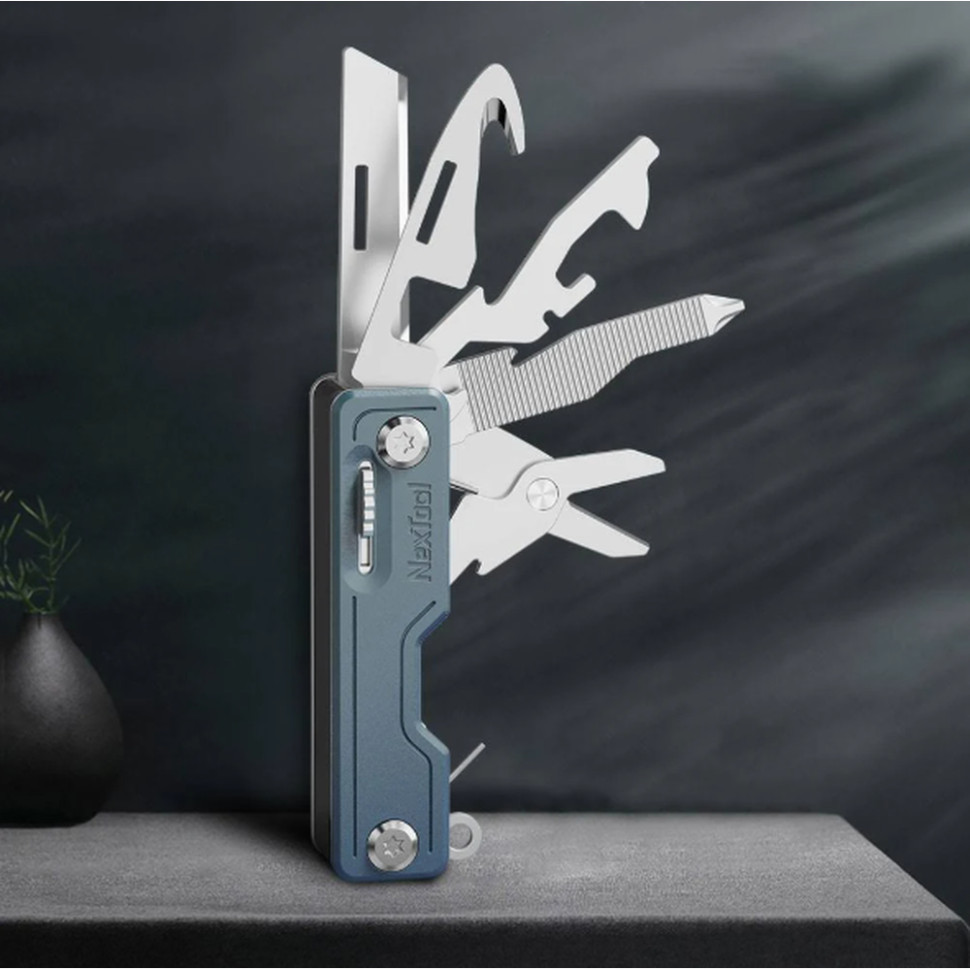 Мультитул NexTool Multi Functional Knife, синий фото 7