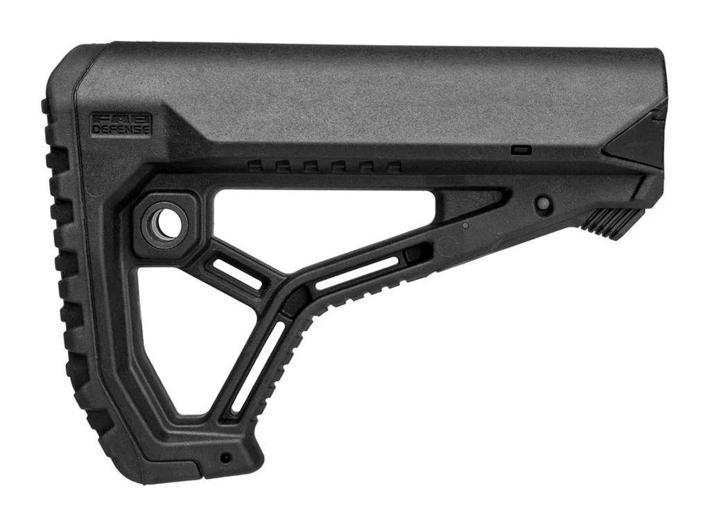 Приклад FAB Defense GL-CORE без трубы (полимер) черный фото 2