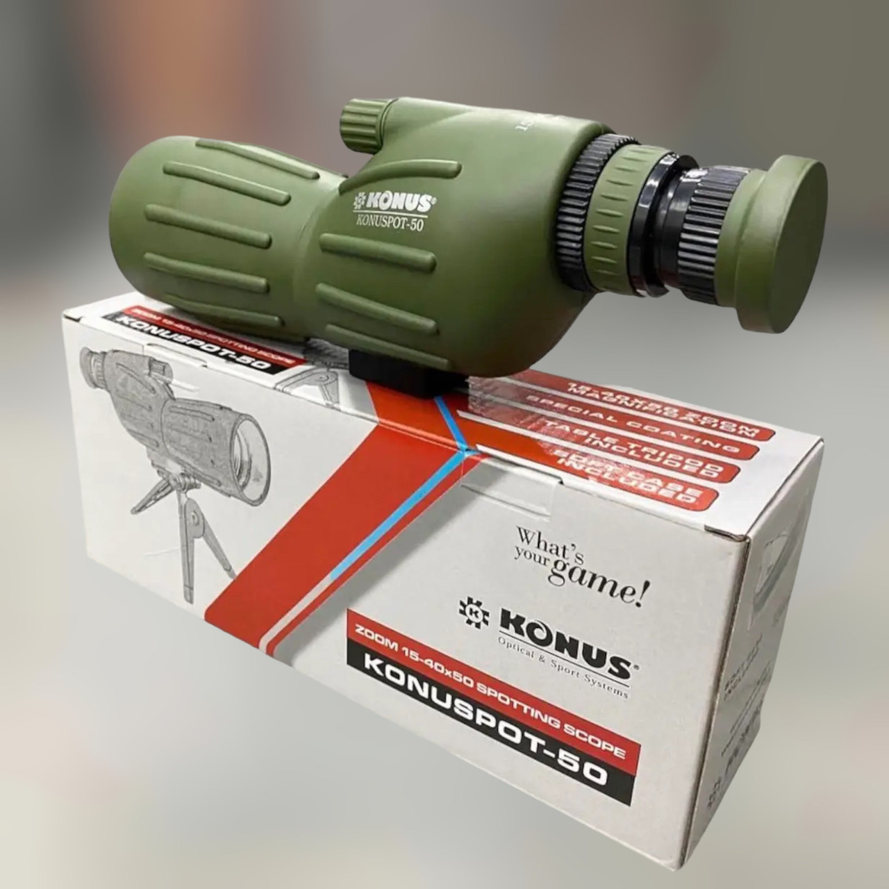 Подзорная труба KONUS KONUSPOT-50 15-40x50 со штативом в комплекте фото 1