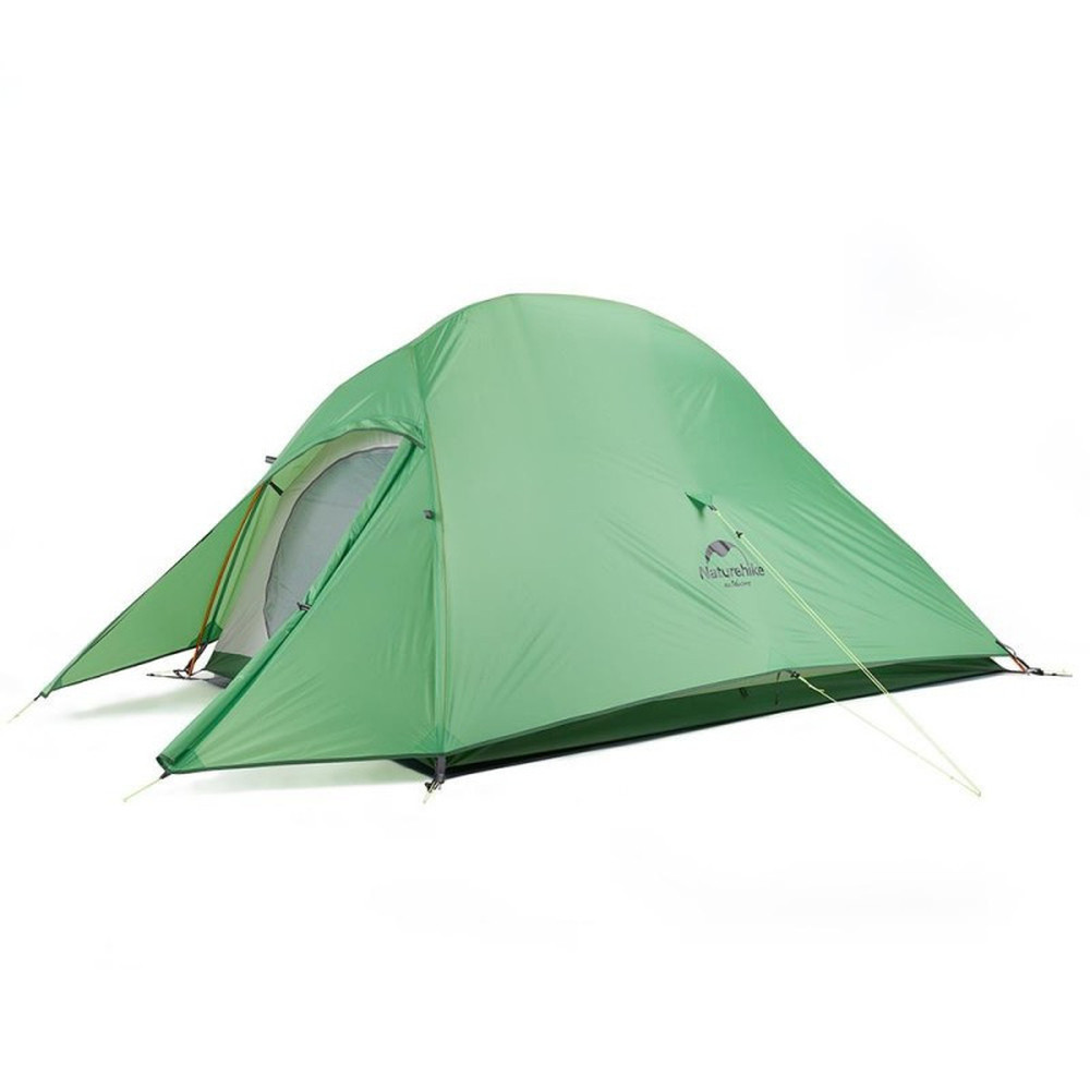 Намет надлегкий одномісний з футпринтом Naturehike Cloud Up 1 Updated NH18T010-T, 210T, зелений фото 1