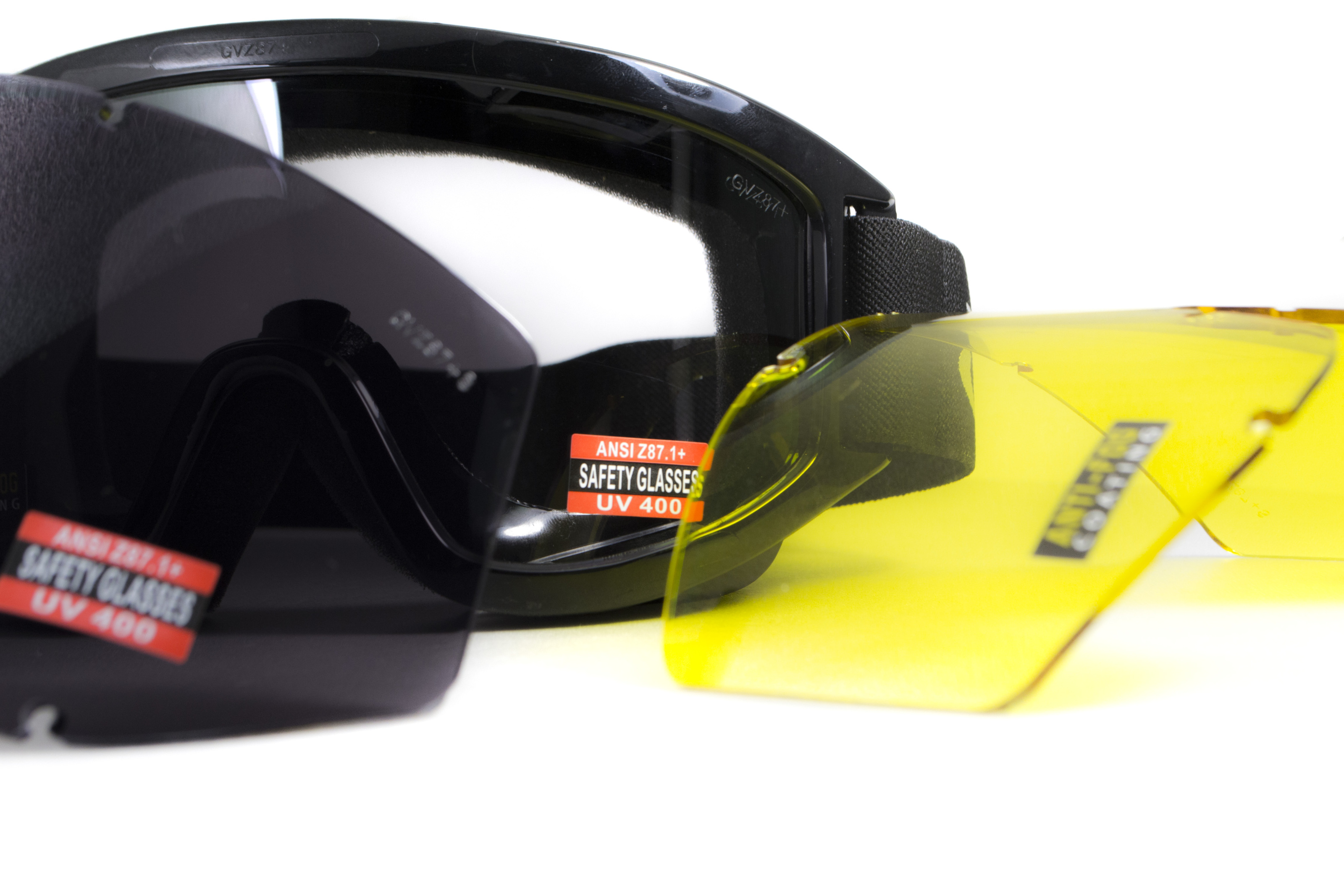 Защитные очки Global Vision Wind-Shield 3 lens KIT Anti-Fog, три сменных линзы фото 2