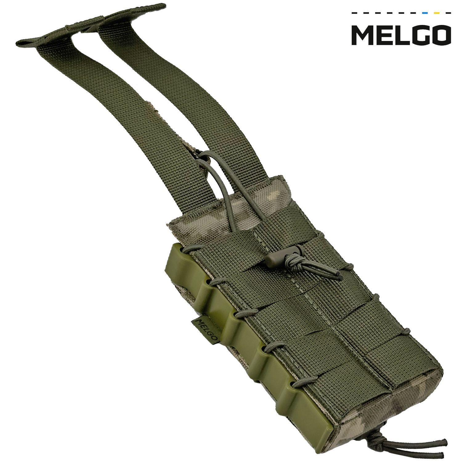 Подсумок на 1 магазин корпусный с фиксатором Пиксель ММ-14 Cordura MELGO фото 3