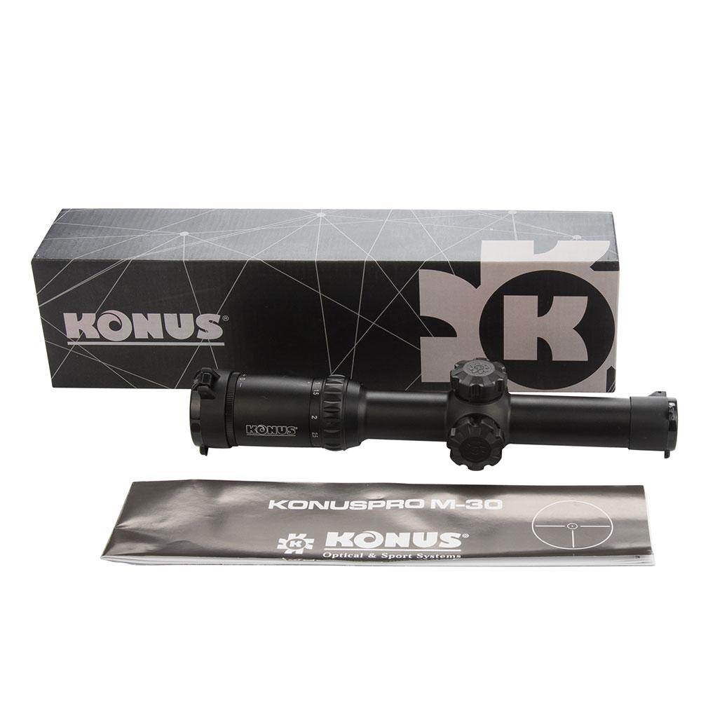 Оптичний приціл KONUS KONUSPRO M-30 1-4x24 Circle Dot IR фото 4