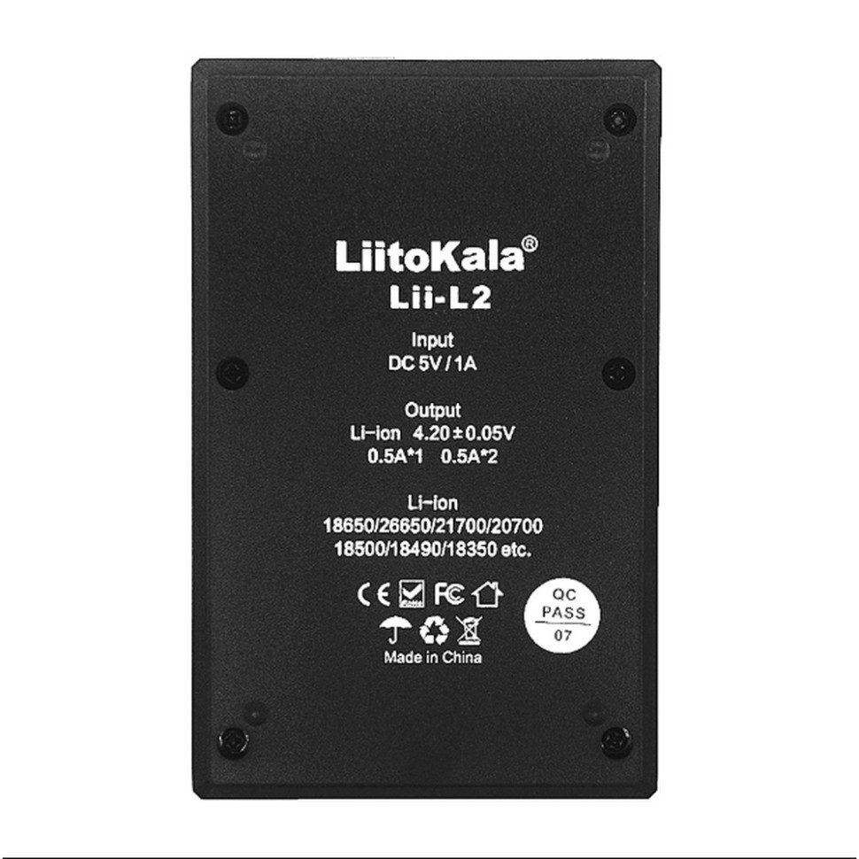 Универсальное зарядное устройство для LiitoKala Lii-L2 на 2 канала фото 3