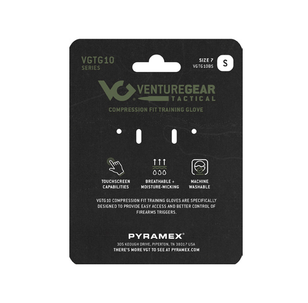 Рукавички тактичні Venture Gear Tactical VGTG10 Compression Fit, чорні, розмір S (7) фото 6