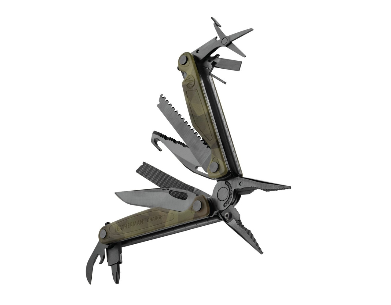 Мульти інструмент LEATHERMAN CHARGE PLUS CAMO FOREST, синтетичний чохол, карт. коробка фото 2