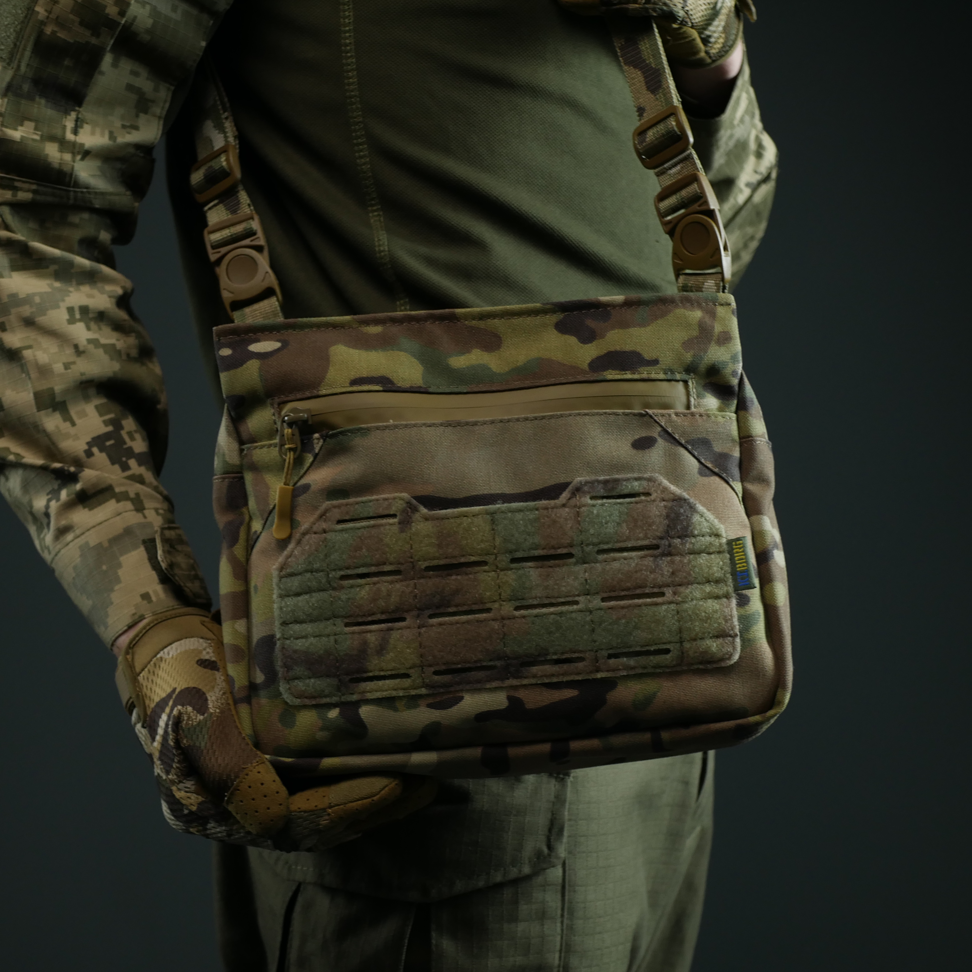 Смарт-сумка через плече Kiborg Tactic city bag Мультикам фото 10
