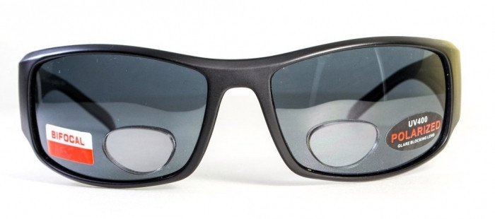 Бифокальные поляризационные очки BluWater Bifocal-1 (+2.5) Polarized (gray) серые фото 2