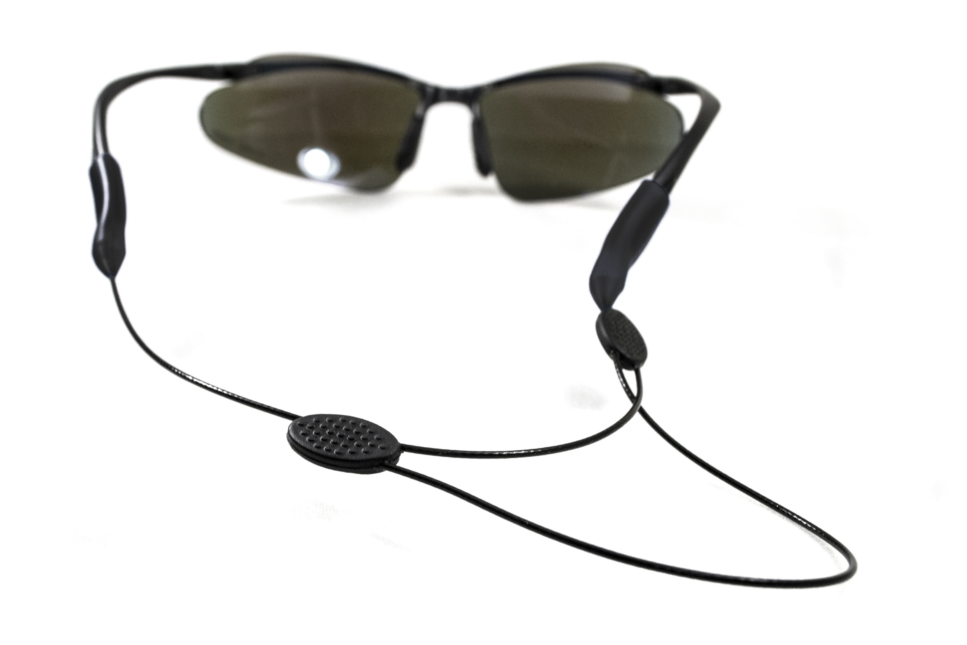 Ремешок для очков Retainer (black), регулируется по длине, чёрный фото 5