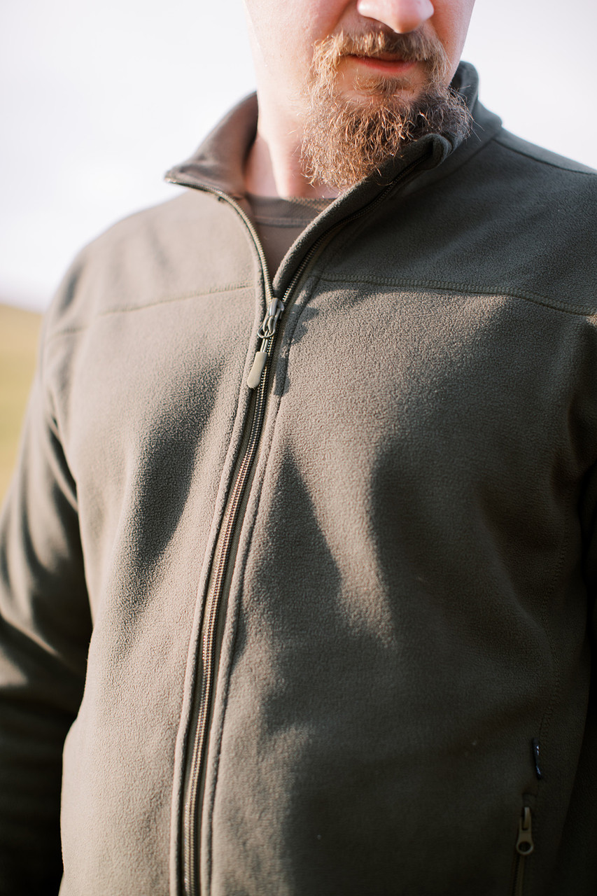 Кофта флисовая Tribe Fleece Jacket Full Zip T-KJ-0011-olive, 50 фото 3