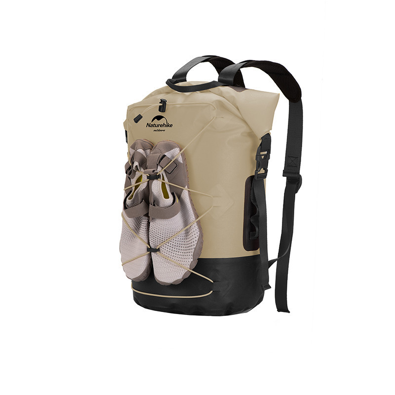 Рюкзак водонепроникний Naturehike NH21FSB04, 40л, жовтий фото 1