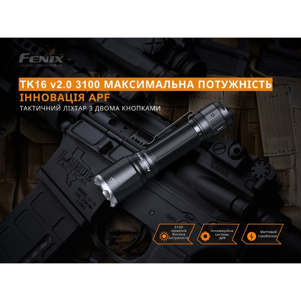 Ліхтар ручний Fenix TK16 V2.0 фото 6