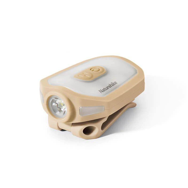 Ліхтар з кліпсою Naturehike NH21ZM013, бежевий фото 1