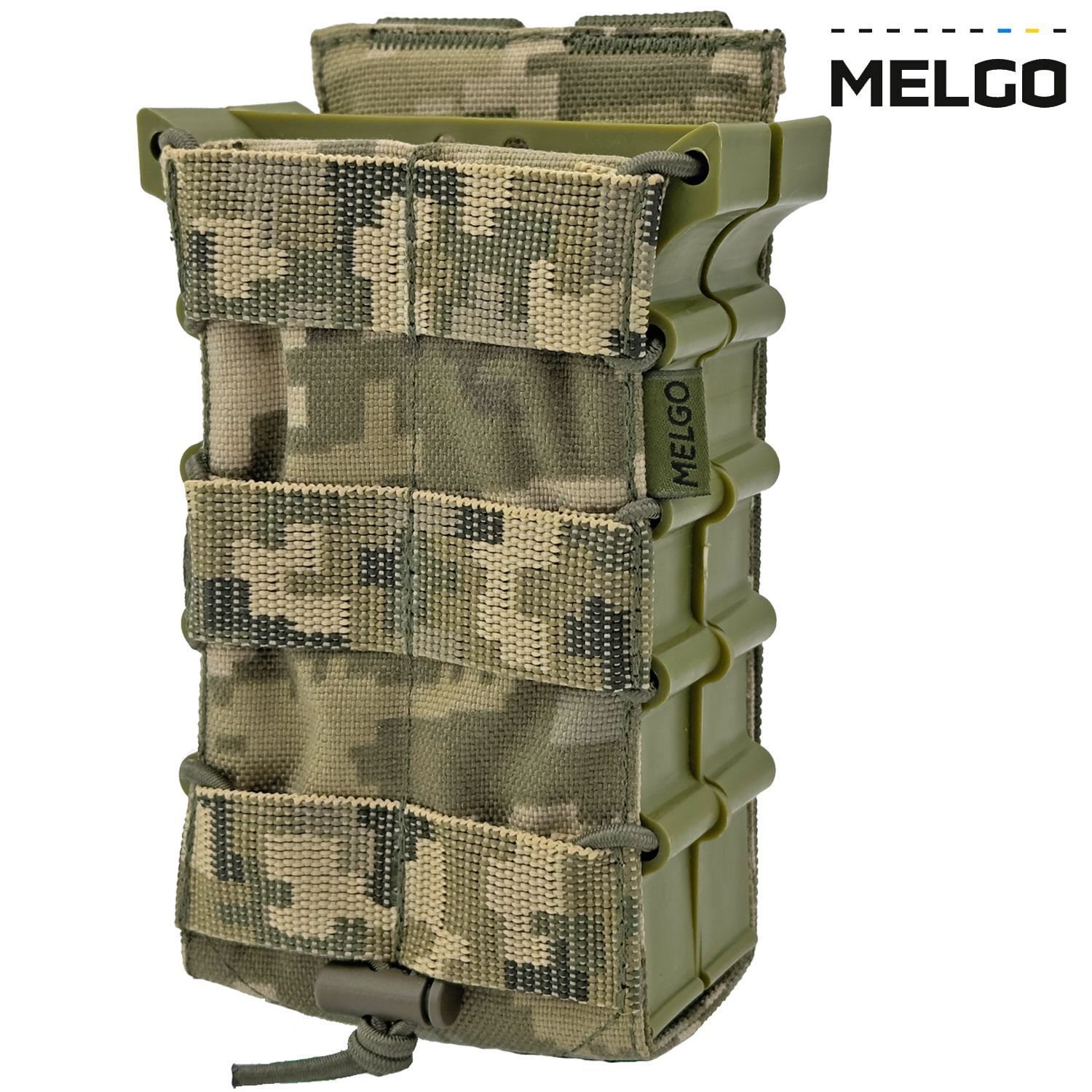Підсумок на 2 магазини корпусний відкритий Піксель ММ-14 Cordura MELGO фото 1