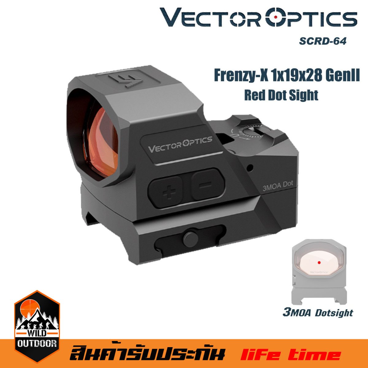 Приціл коліматорний Vector Optics Frenzy-X 1x24x29 MRS GenII 6 MOA фото 4