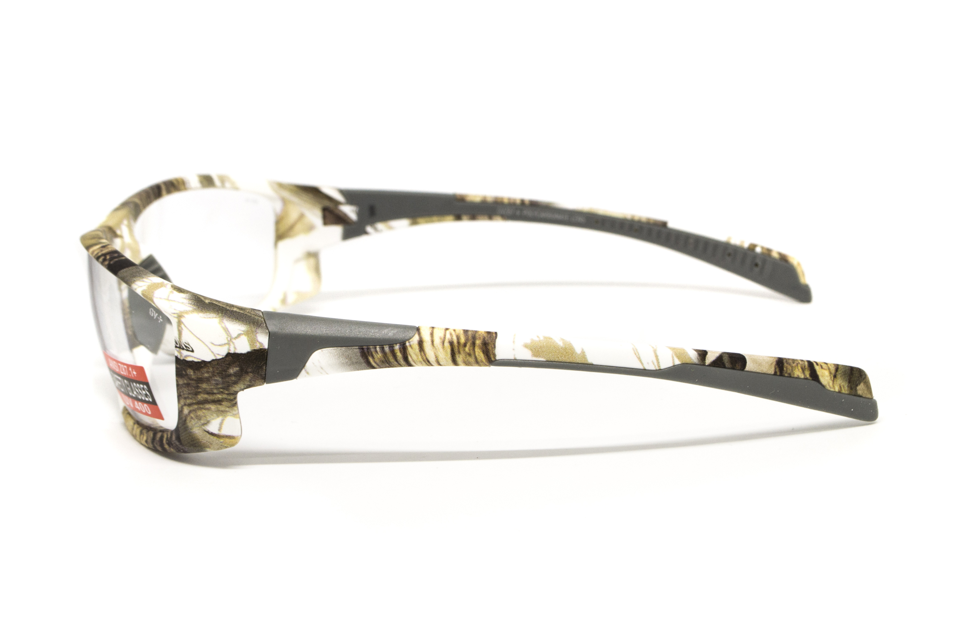 Очки защитные открытые Global Vision Hercules-5 White Camo (clear), прозрачные в камуфлированной оправе фото 5