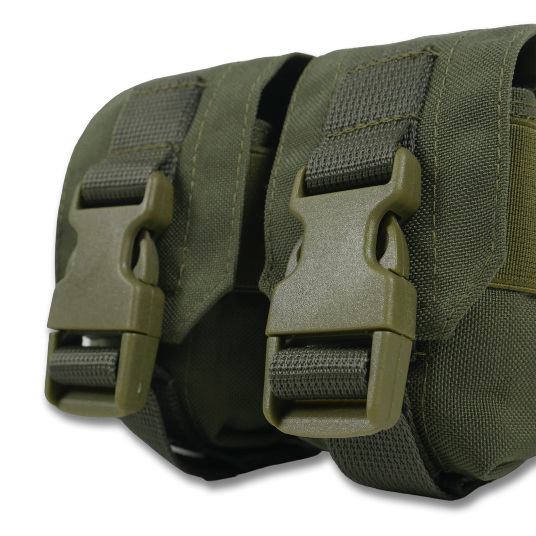 Подсумок под 2 гранаты Kiborg GU Double Mag Pouch (Хаки) фото 7