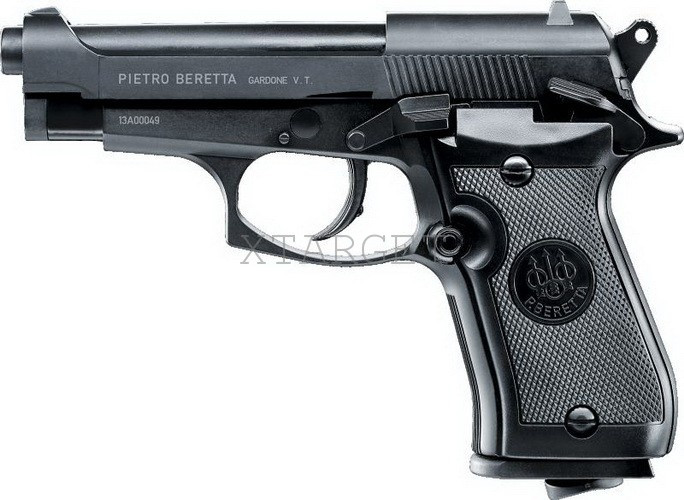 Пістолет пневматичний Beretta M84 FS повністю металевий з блоубэком фото 1