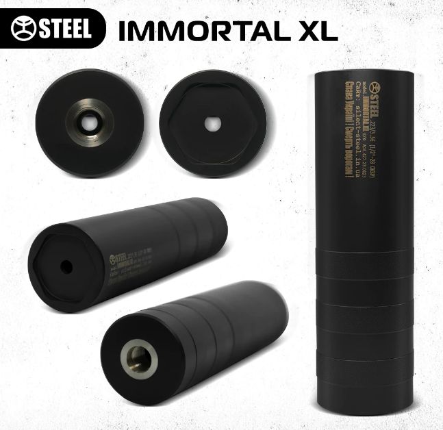 Глушитель ПБС IMMORTAL XL кал .223, 7.62, 5.45 .308cal (30, 300, 30-06), 5.56 фото 2