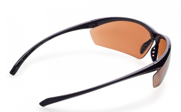 Очки защитные открытые Global Vision Lieutenant (drive mirror) коричневые фото 3