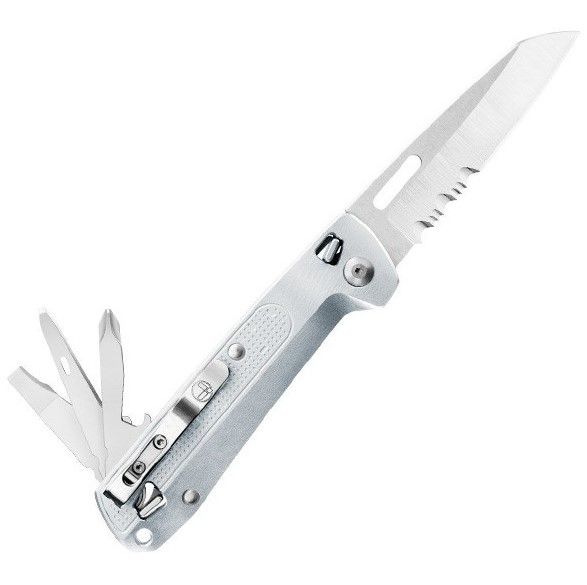 Ніж-мультітул LEATHERMAN FREE K2X SILVER (832655) фото 1