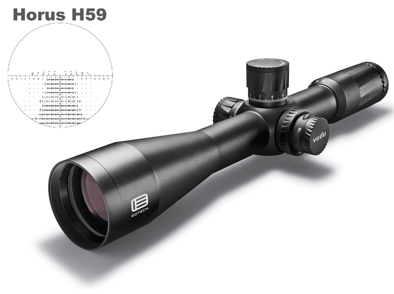 Приціл оптичний EOTECH VUDU 3.5-18X50 FFP 34MM H59 RETICLE MRAD фото 2