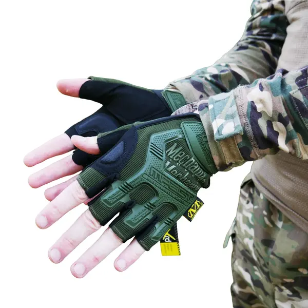 Рукавиці тактичні безпалі Mechanix MXK-2 Олива L фото 1