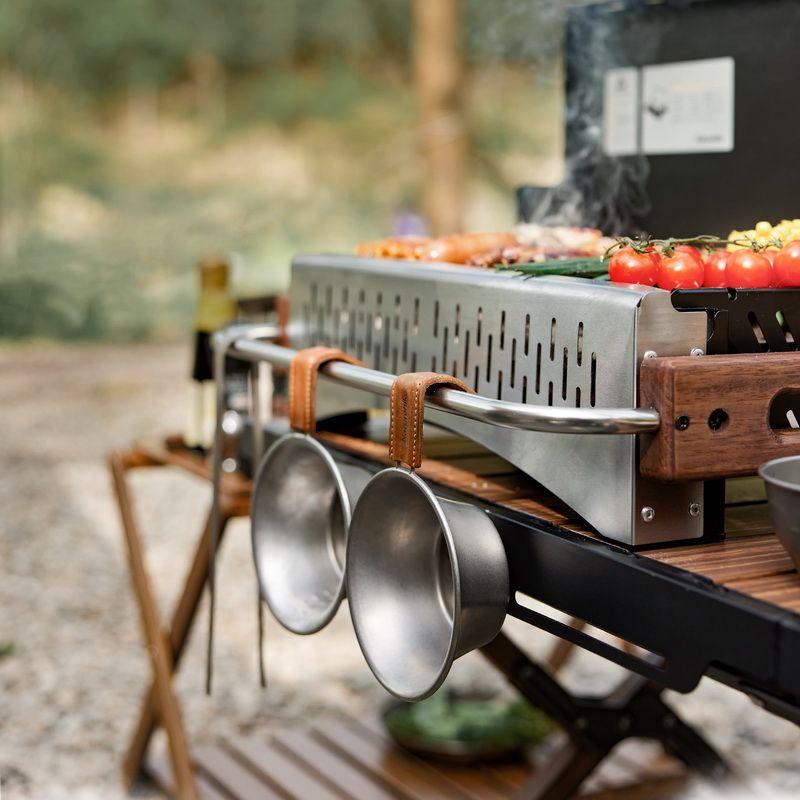 Портативний гриль для стільниці Naturehike CNK2300CJ010, чорний фото 6