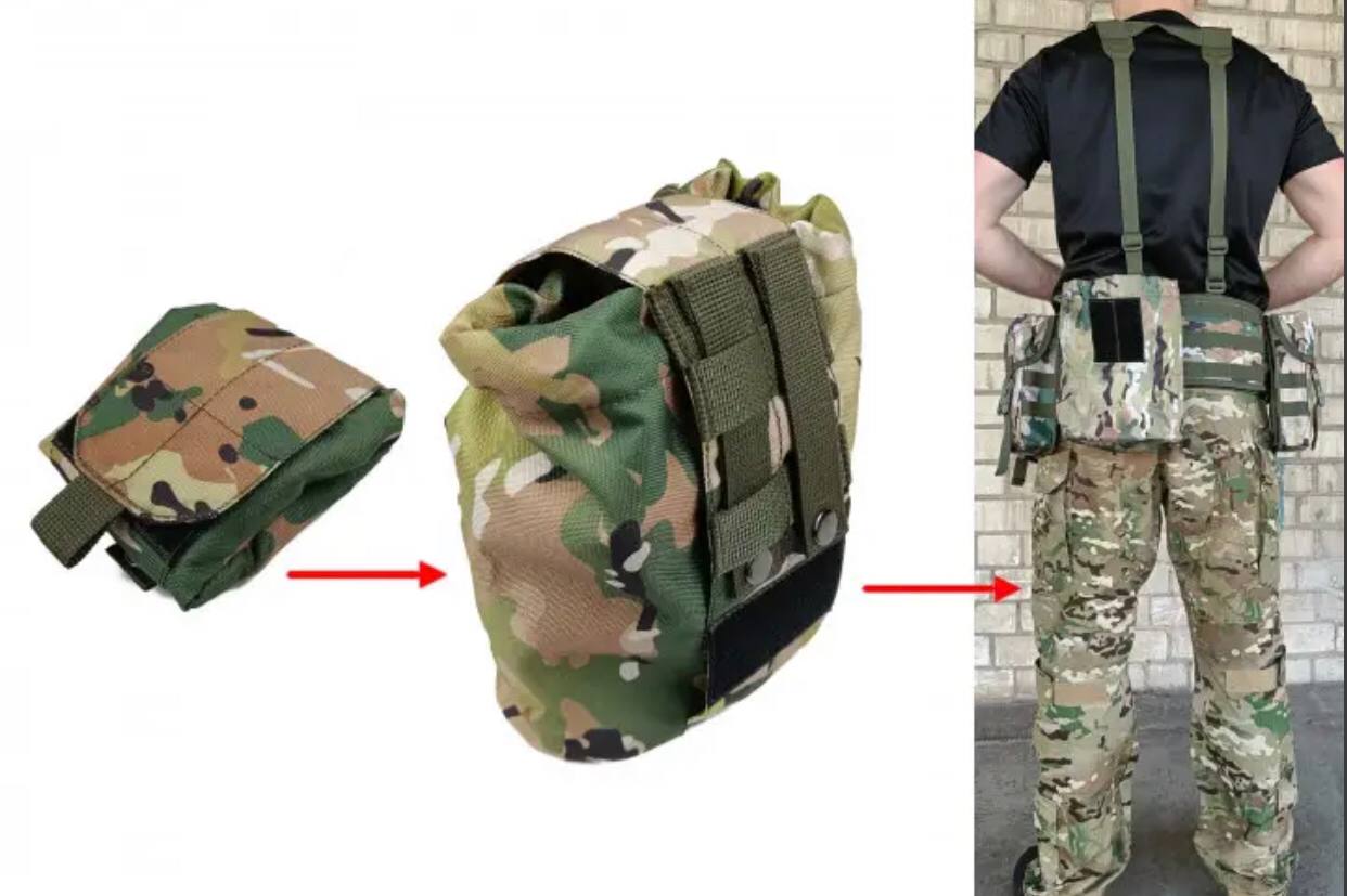 Підсумок для скидання магазинів мультикам (MOLLE, на тактичний пояс, розвантаження, РПС) фото 3