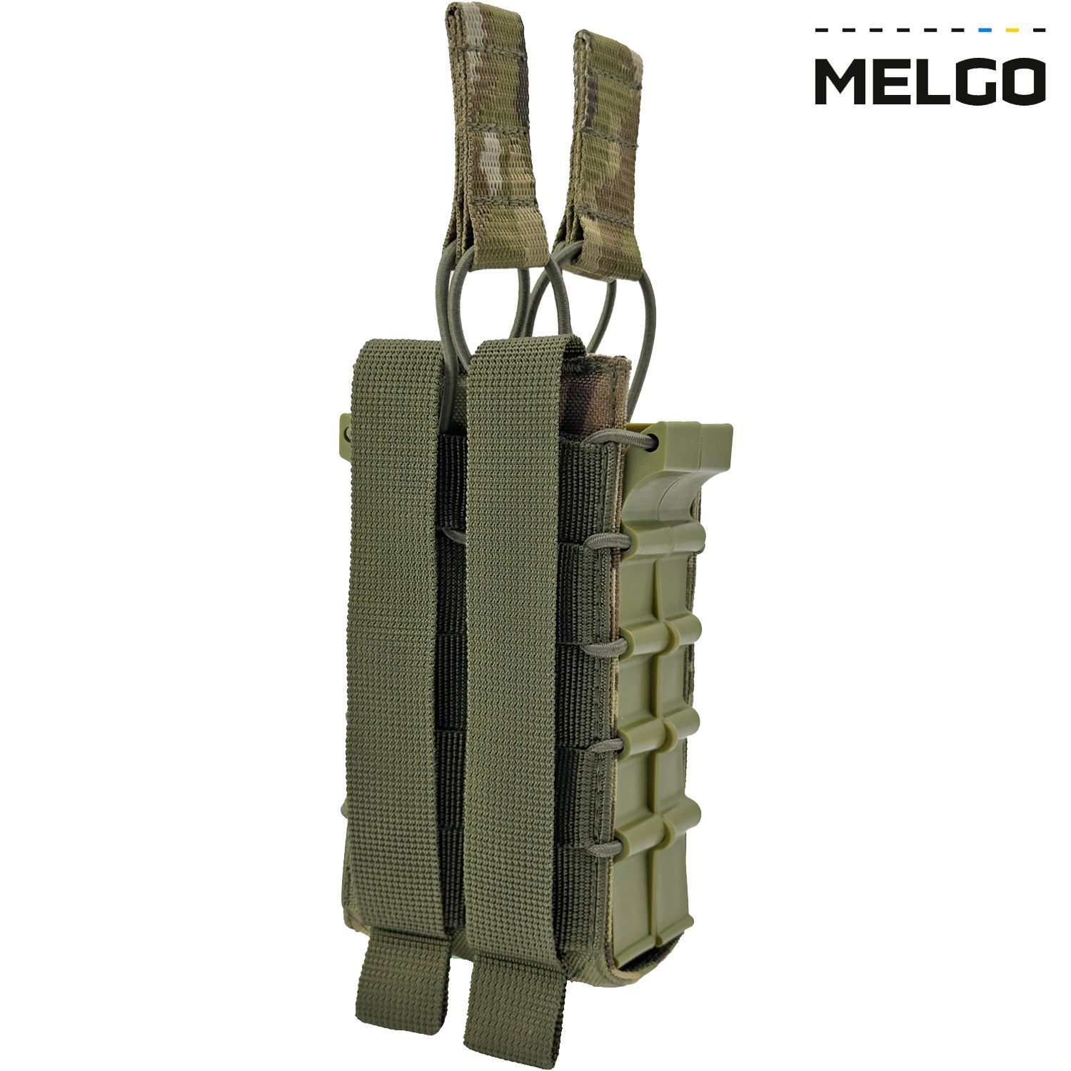 Подсумок на 2 магазины корпусный с фиксаторами Мультикам Cordura 1000 D MELGO фото 2