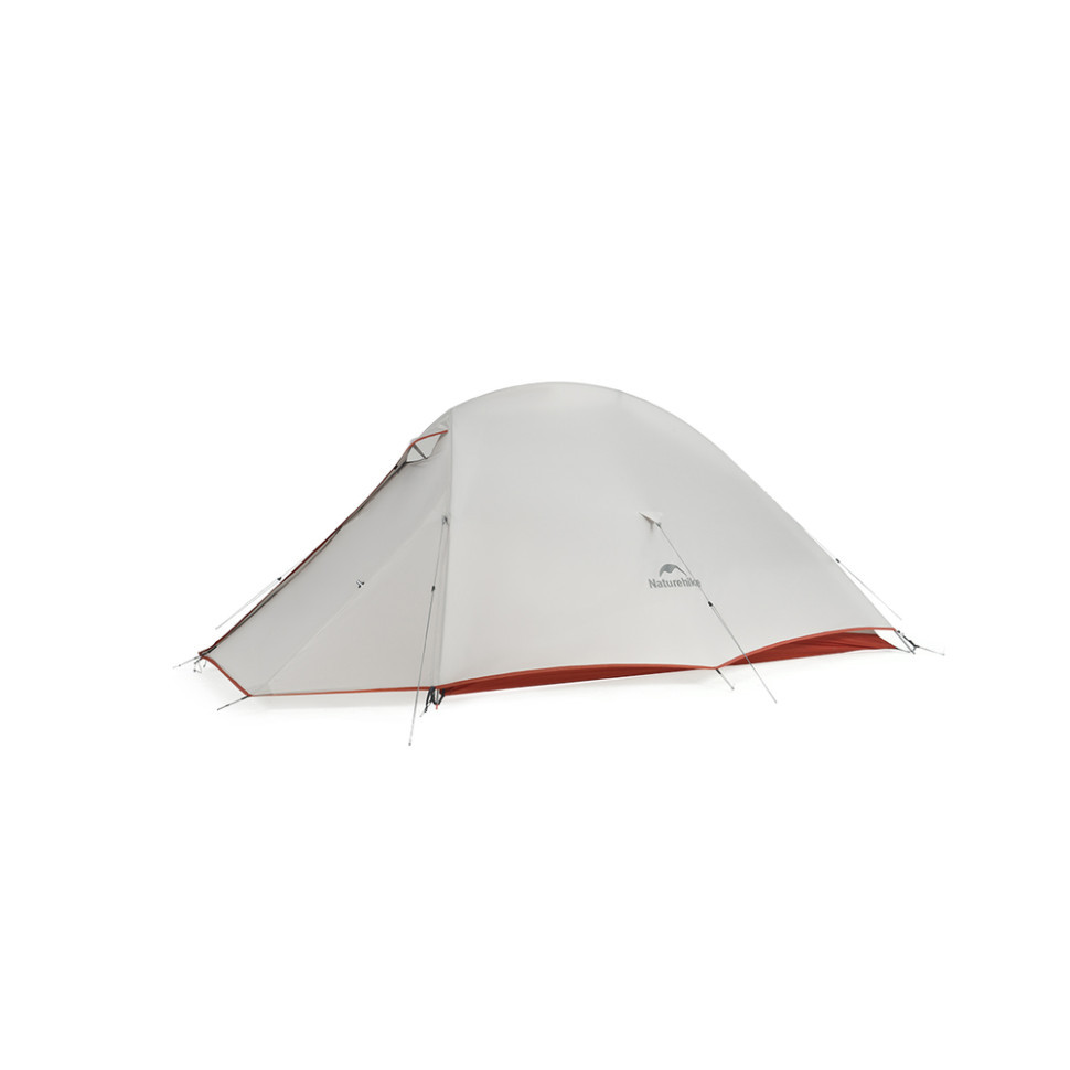 Намет надлегкий двомісний  з футпринтом Naturehike Cloud Up Pro CNK2350WS020,  20D, світлий сірий фото 1