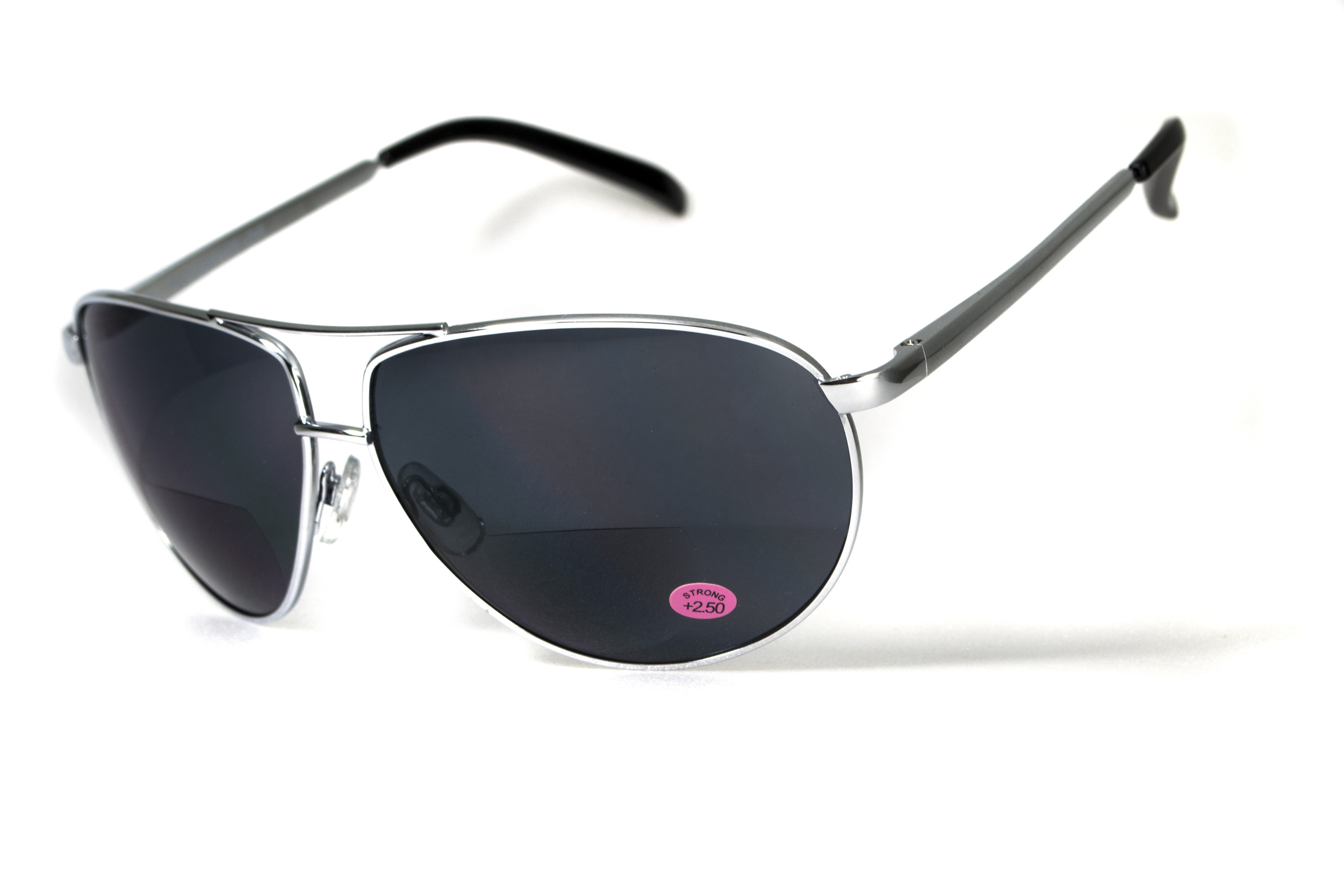 Біфокальні захисні окуляри Global Vision Aviator Bifocal (+2.0) (gray) сірі фото 7