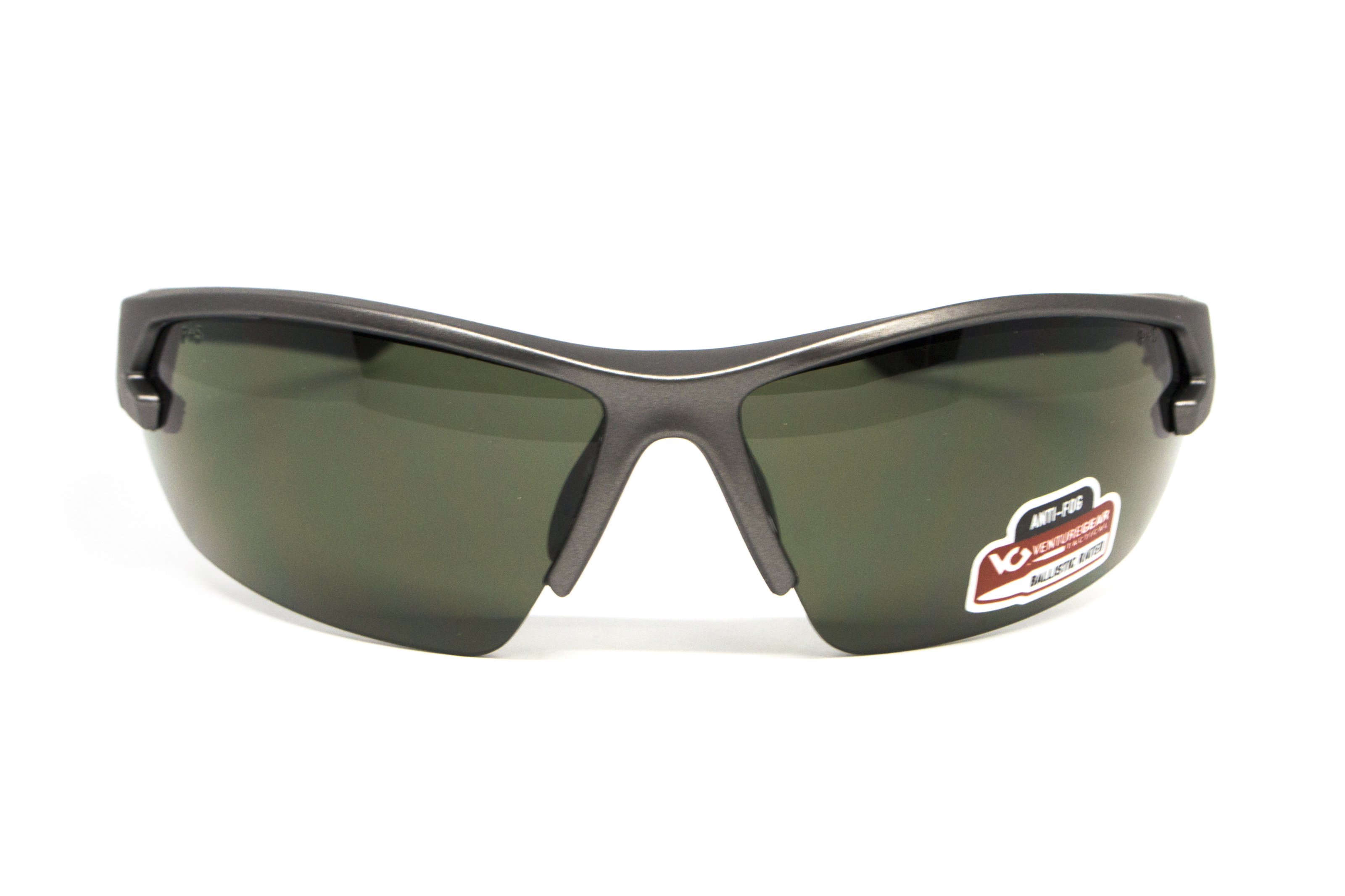 Захисні окуляри Venture Gear Tactical Semtex 2.0 Gun Metal (forest grey) Anti-Fog, чорно-зелені в оправі кольору 