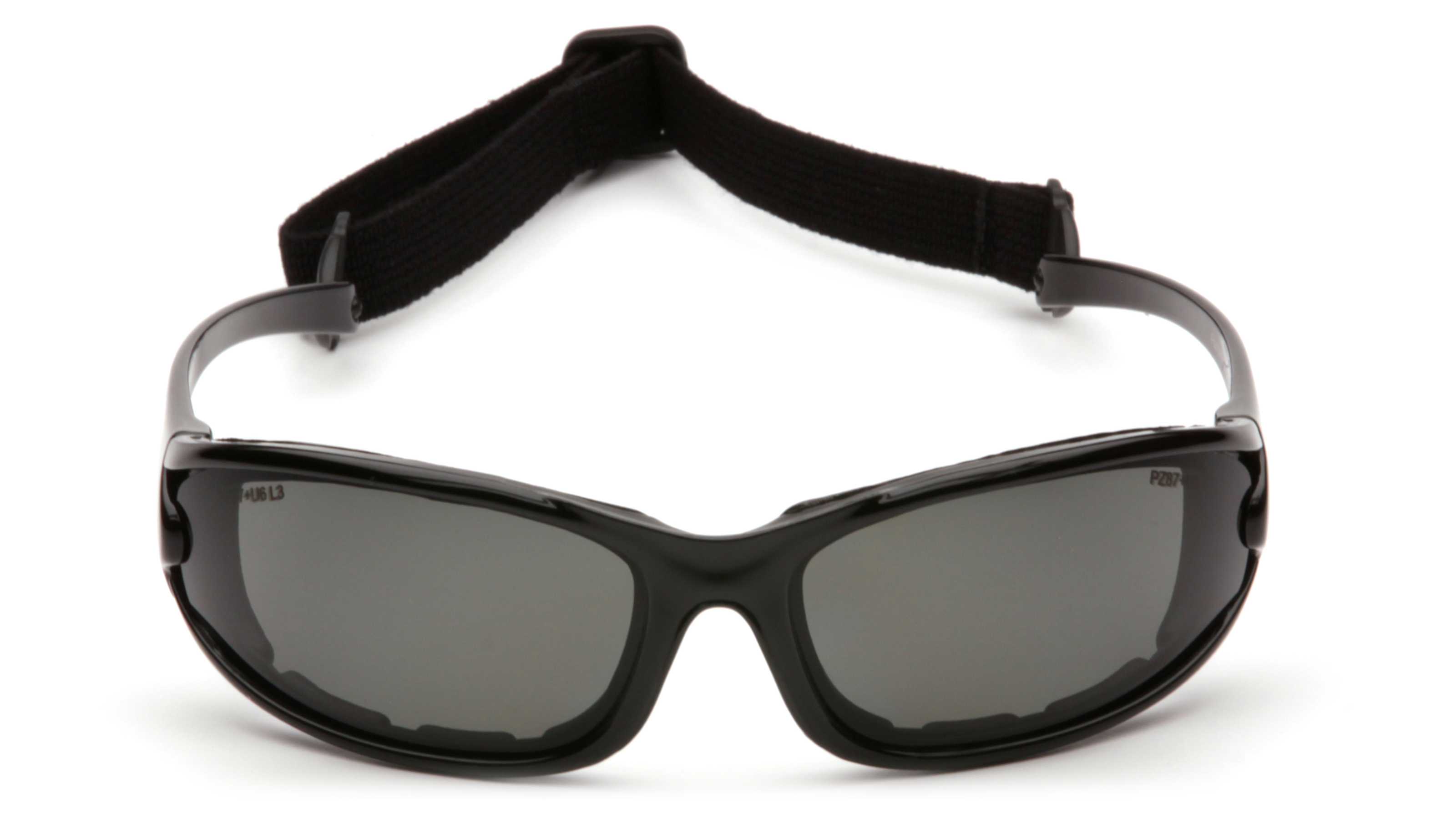 Защитные очки с поляризацией Pyramex Pmxcel Polarized (gray) Anti-Fog, серые фото 3