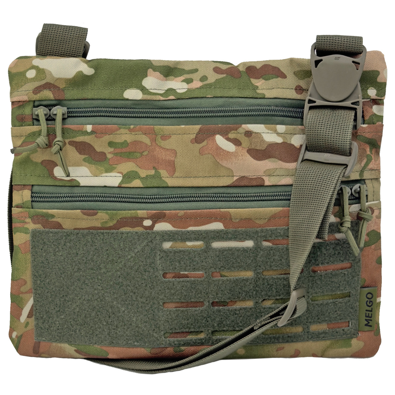 Тактическая однолямочная сумка на плечо MELGO, Мультикам Poly-Cordura 900 D фото 1