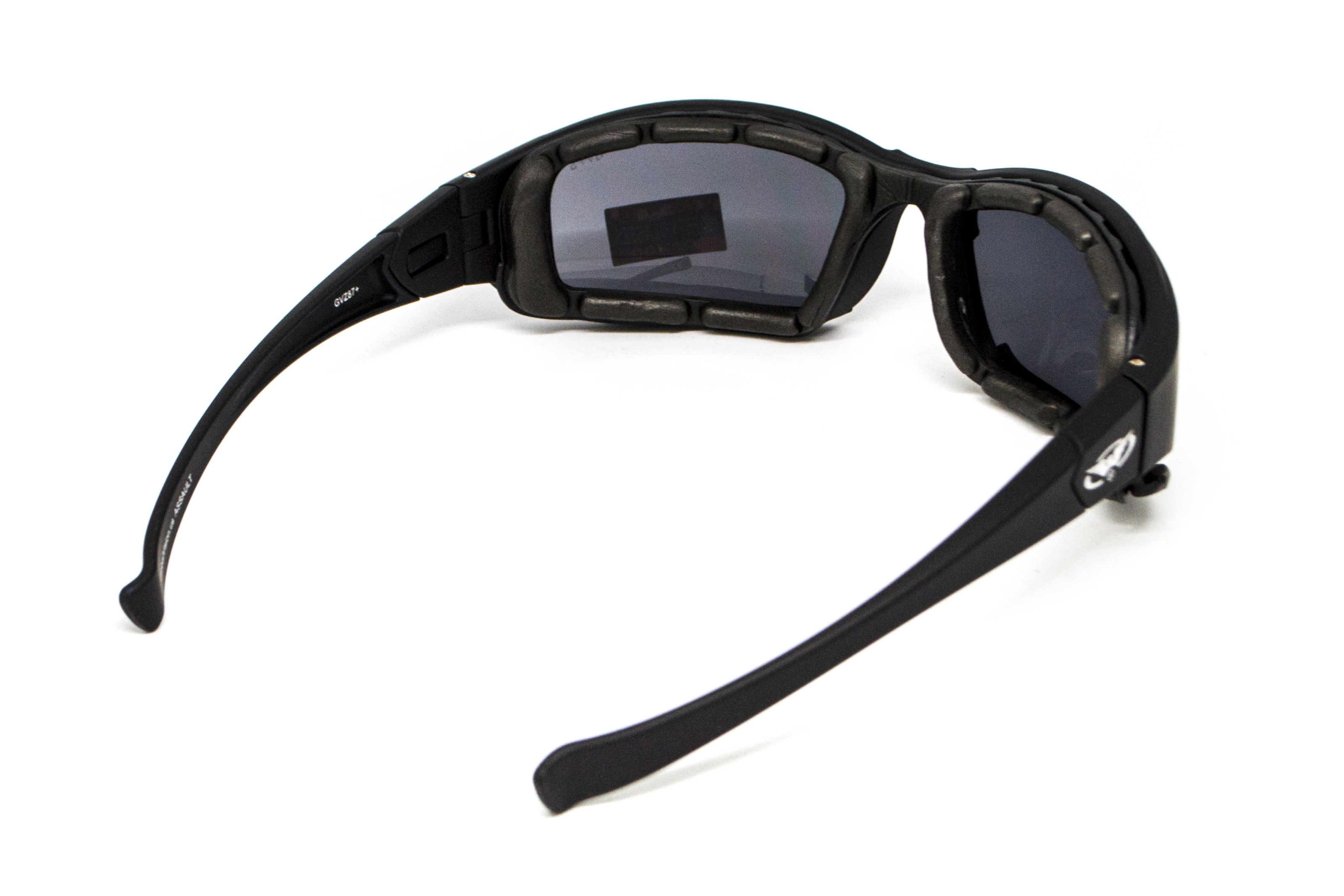 Очки защитные с уплотнителем Global Vision Assault (gray) Anti-Fog, серые фото 8
