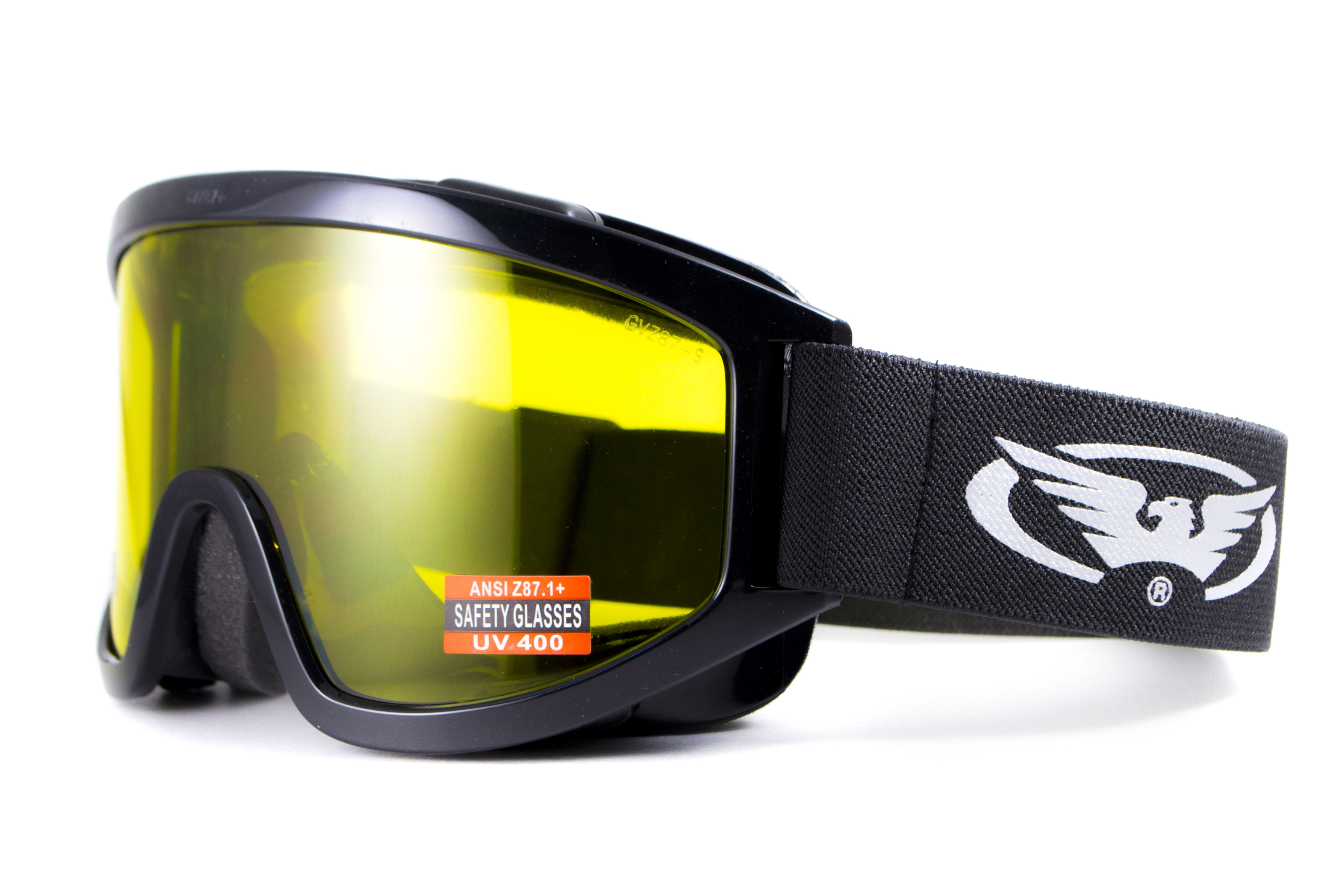 Защитные очки Global Vision Wind-Shield (yellow) Anti-Fog, жёлтые фото 1