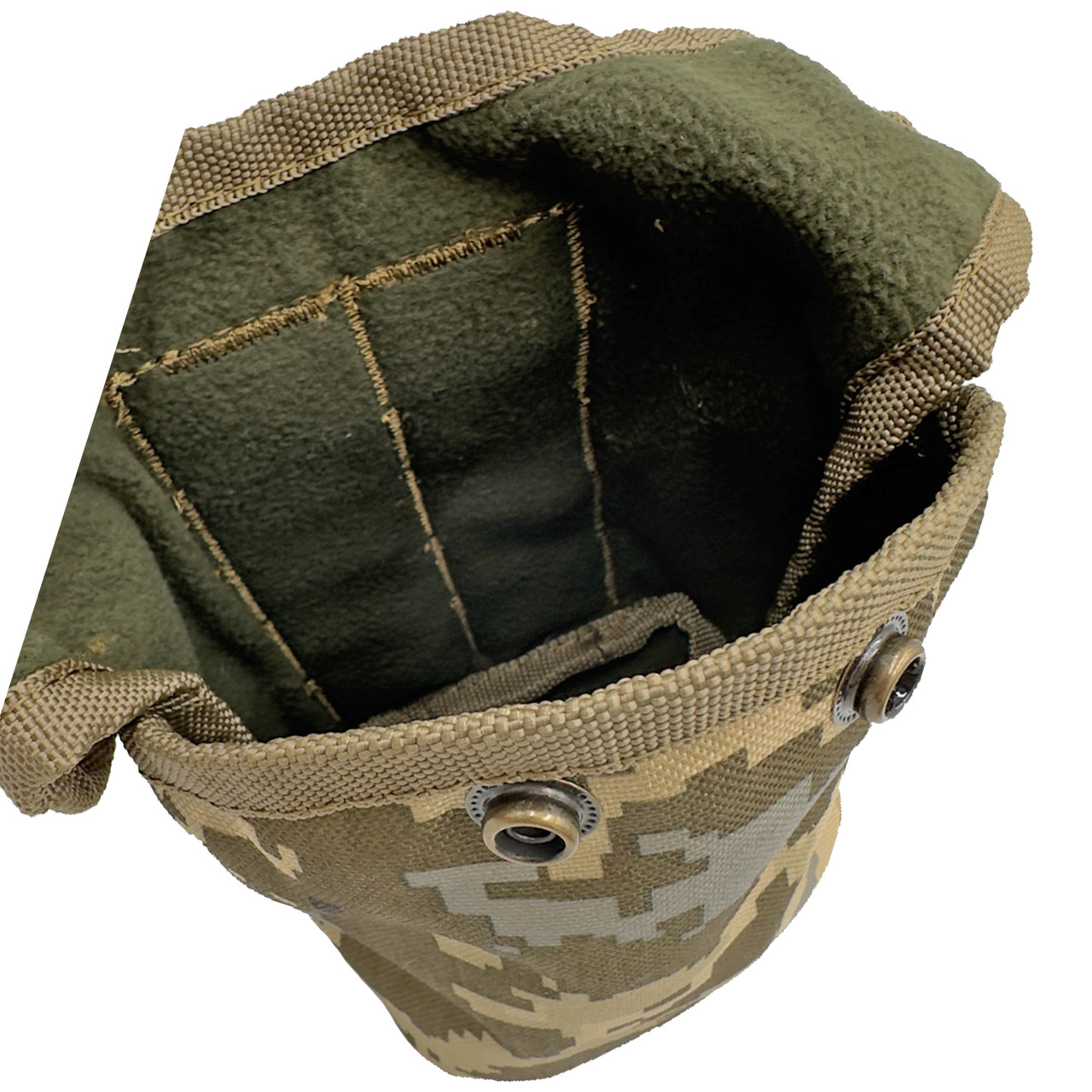 Фляга армейская 1л в чехле Molle Пиксель MELGO (фляга тактическая полевая индивидуальная) фото 3
