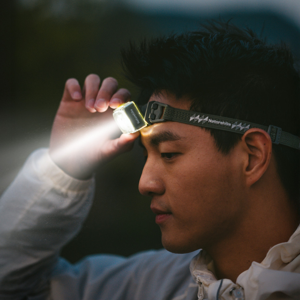 Ліхтар налобний Naturehike CNK2550ZM011, сірий фото 6