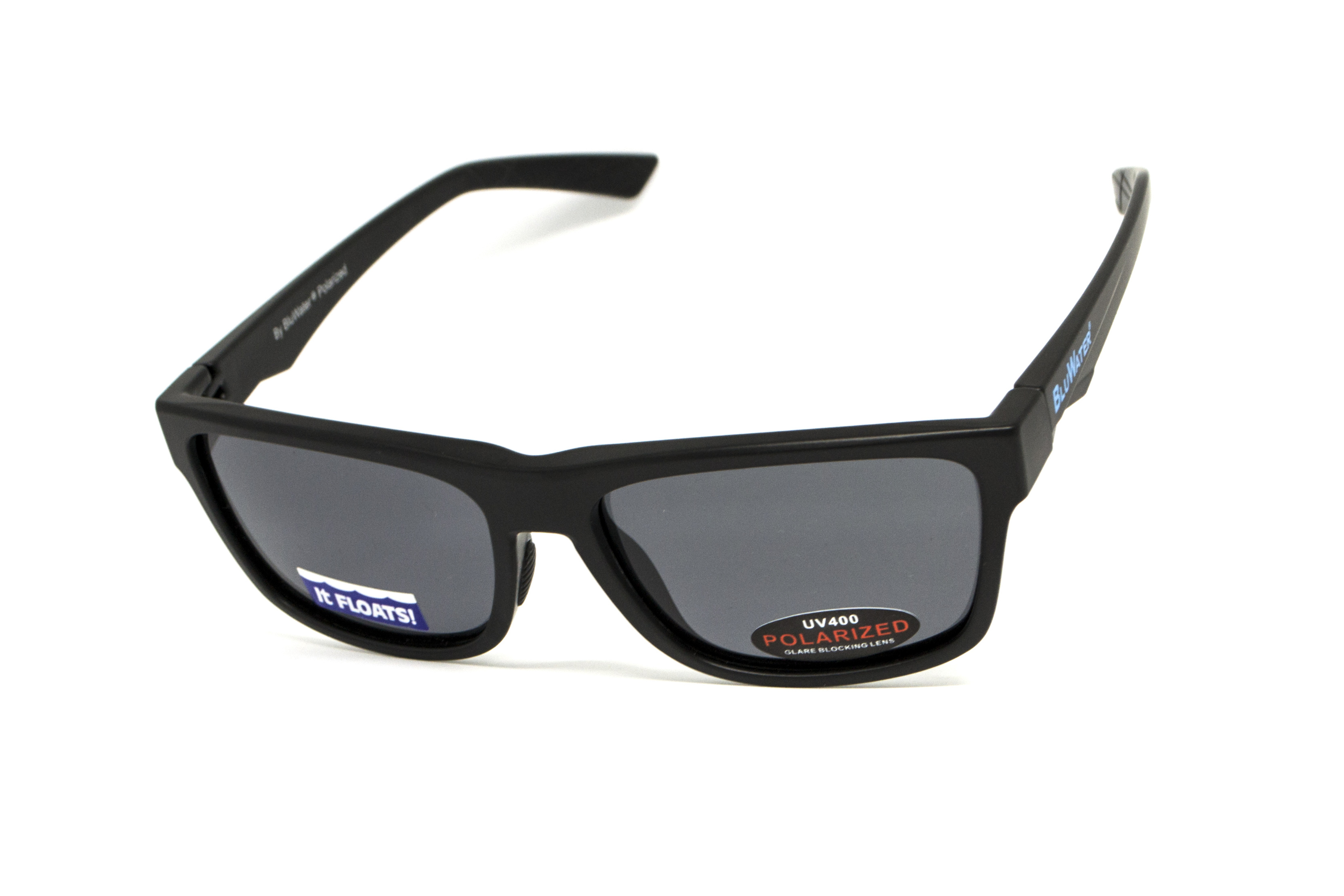 Очки поляризационные BluWater Buoyant-3 Polarized (gray) серые фото 1