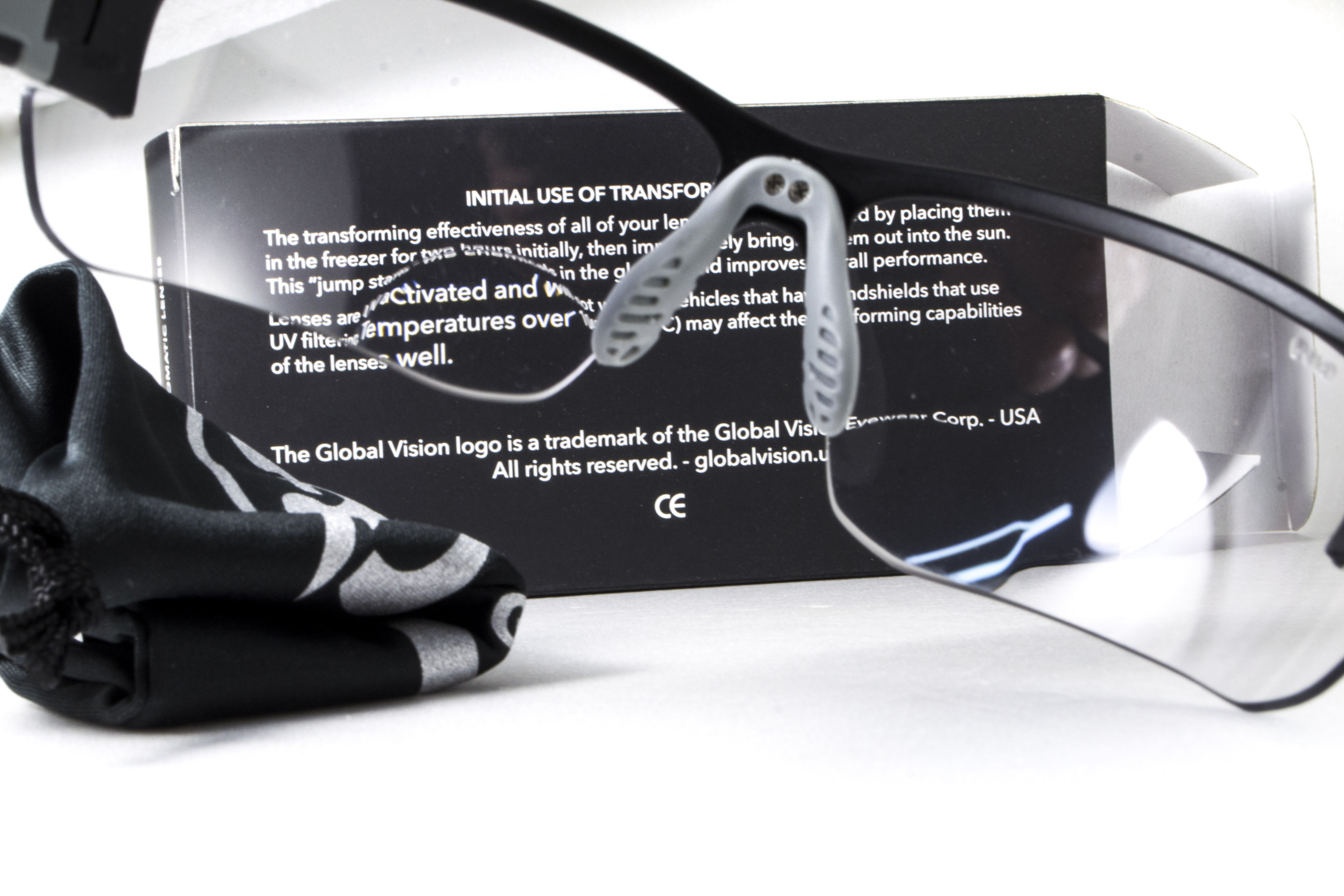 Бифокальные фотохромные защитные очки Global Vision Hercules-7 Photo. Bif. (+2.0) (clear) прозрачные фотохромные фото 8