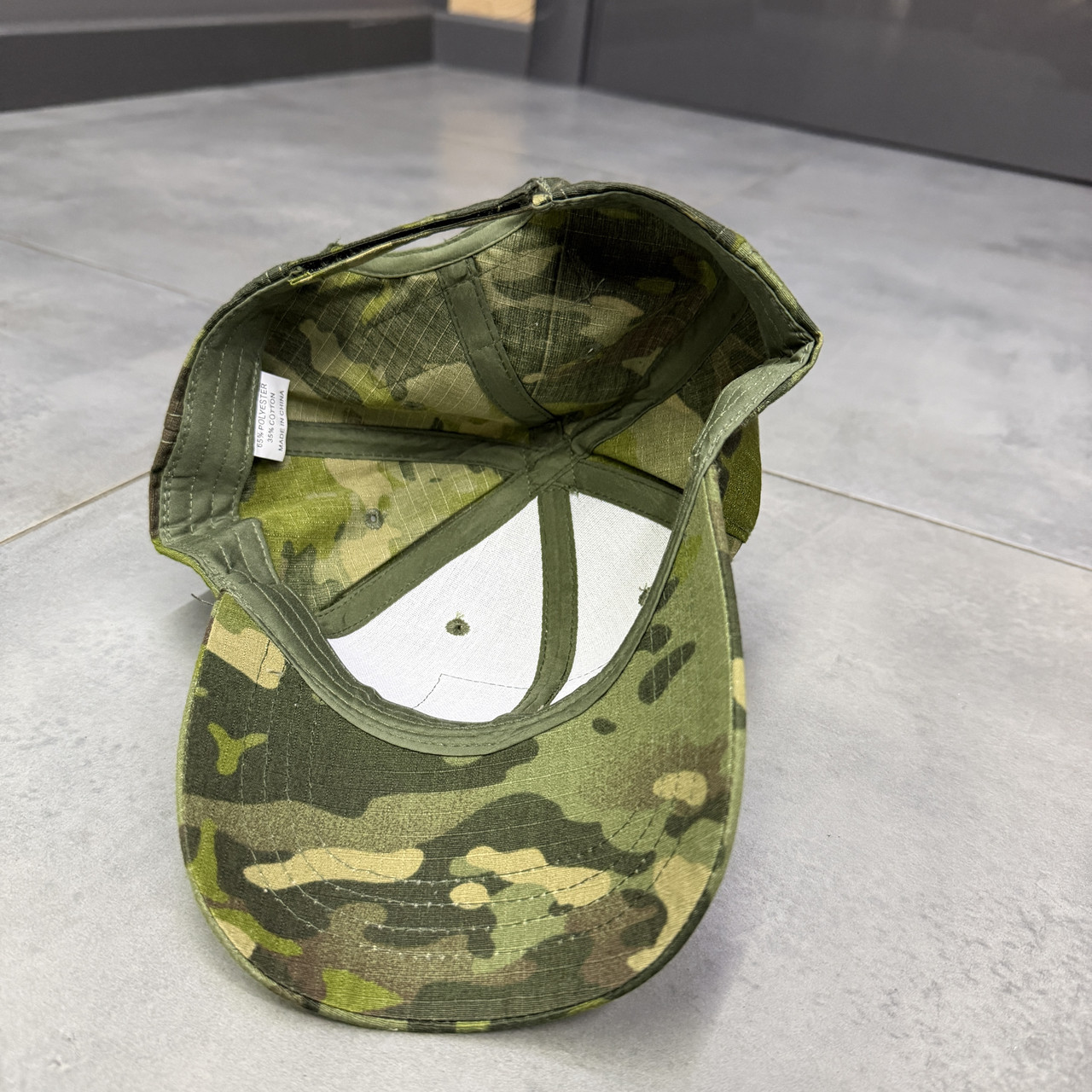 Блайзер мультикам зеленый с шевроном, универсальный размер, регулируемый, прочная ткань фото 4