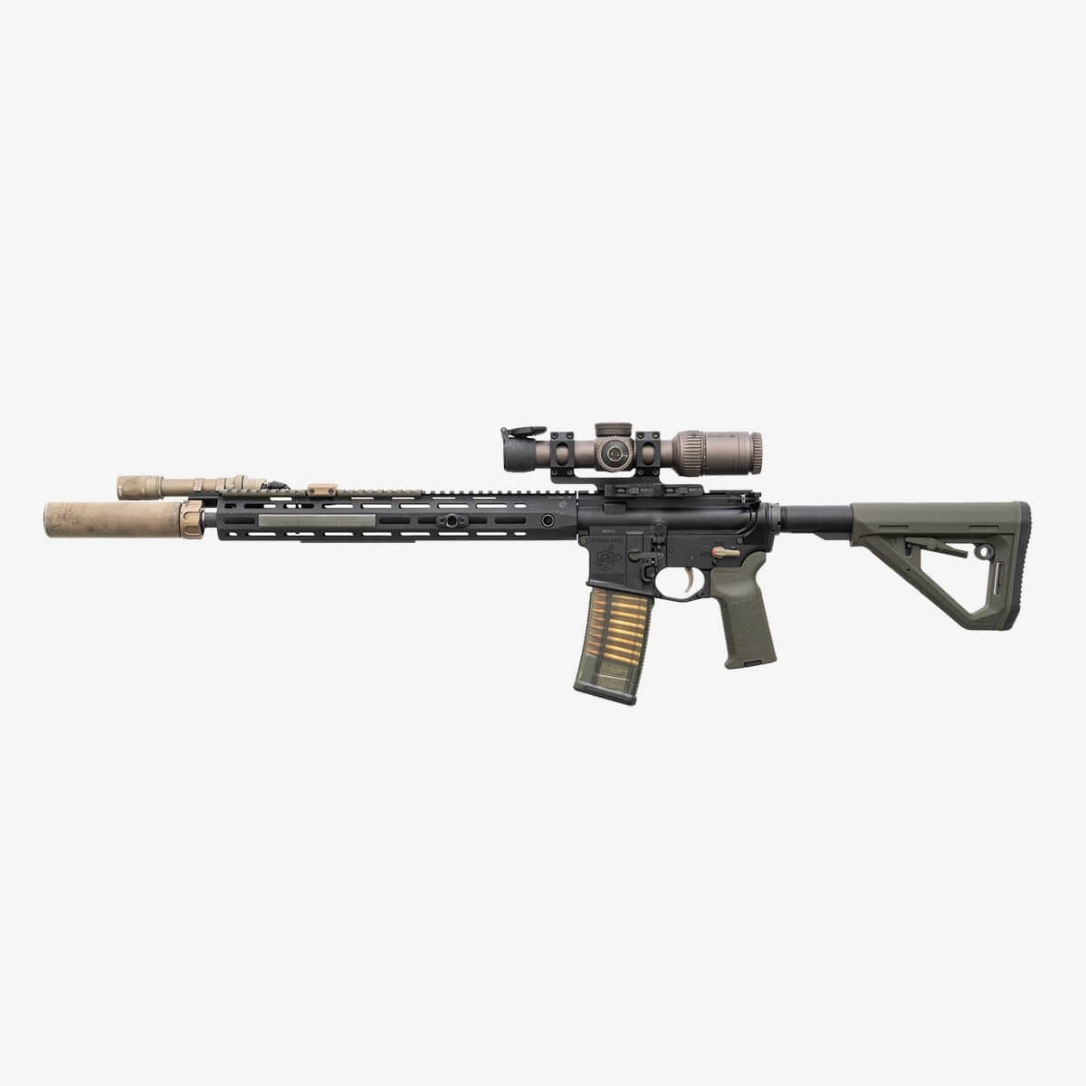 Магазин для AR15 Magpul TMAG .223 Rem / 5.56x45 мм, на 30 патронов, Полупрозрачный (MAG1417) фото 8