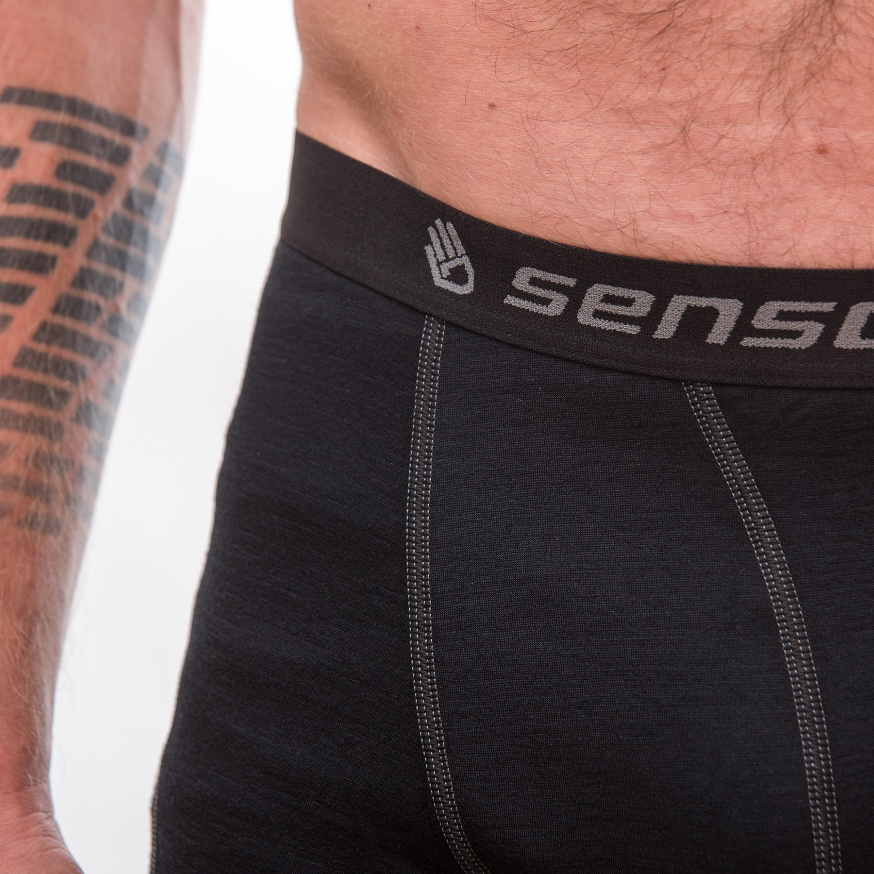 Термотруси чоловічі Sensor Merino Active black 12110021, SM21MA-black-L фото 5