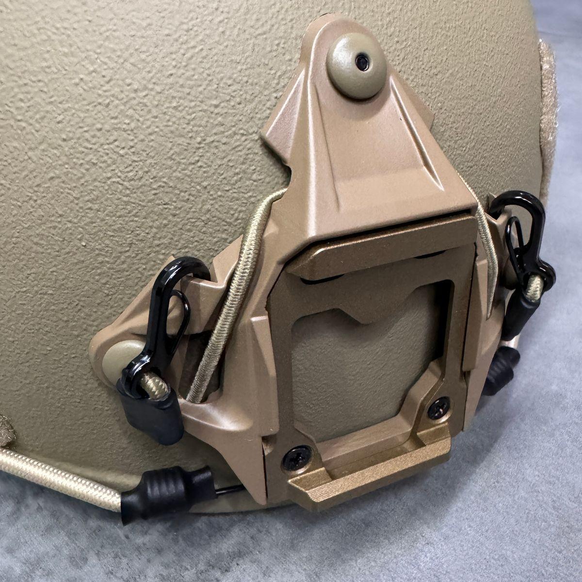 Шлем баллистический FAST ARAMID, NIJ IIIa, Custom, с улучшенным креплением Wendy, размер XL, цвет Койот фото 6