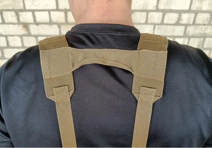 Тактичний пояс розвантажувальний РПС з кріпленнім MOLLE та плечовими лямками Піксель без підсумків фото 6